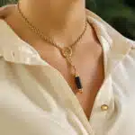 Vintage Chaumet Lariat Snakewood Necklace