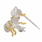 Yellow Sapphire and Diamond Bee Brooch