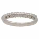 Diamond Bar Set Half Eternity Ring in Platinum