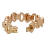 Retro 1940's Vintage Chunky Bracelet in Rose Gold