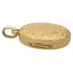 Victorian Floral Gold Double Locket, Circa 1870