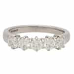 Vintage Five Stone Diamond Ring