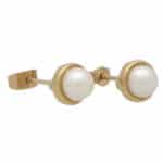 Vintage Casandra Goad Pearl Stud Earrings