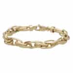 Vintage Chunky Twisted Link Bracelet