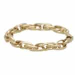 Vintage Chunky Twisted Link Bracelet