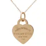 Vintage 'Return to Tiffany & Co.' Heart Tag Pendant Necklace