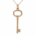 Vintage Tiffany & Co. Rose Gold Key