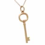 Vintage Tiffany & Co. Rose Gold Key