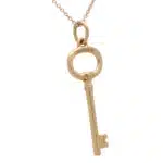 Vintage Tiffany & Co. Rose Gold Key