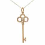 Vintage Tiffany & Co. Rose Gold Key