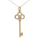 Vintage Tiffany & Co. Rose Gold Key