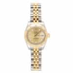 Vintage 2005 Diamond, Steel and Gold Rolex DateJust 179313