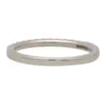 Contemporary Diamond Half Eternity Ring in Platinum