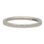 Contemporary Diamond Half Eternity Ring in Platinum