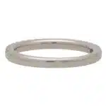 Contemporary Half Eternity Ring Set in Platinum