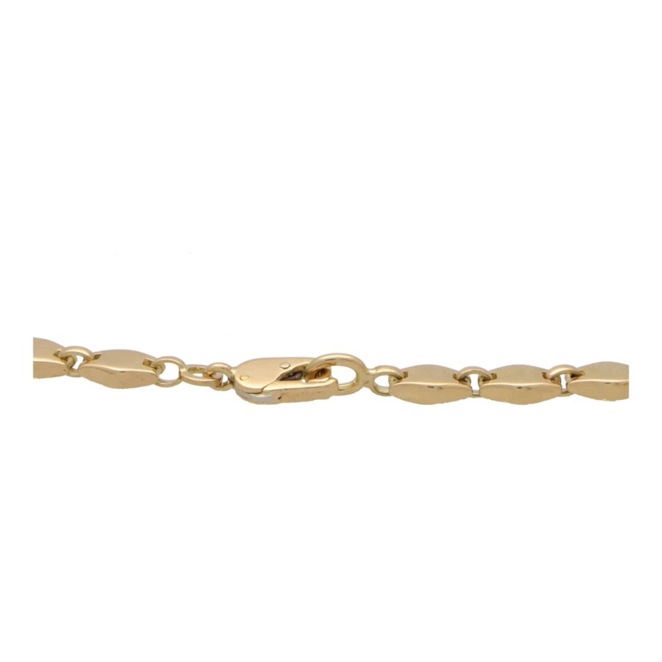 Vintage Cartier Chunky Hexagonal Chain Necklace