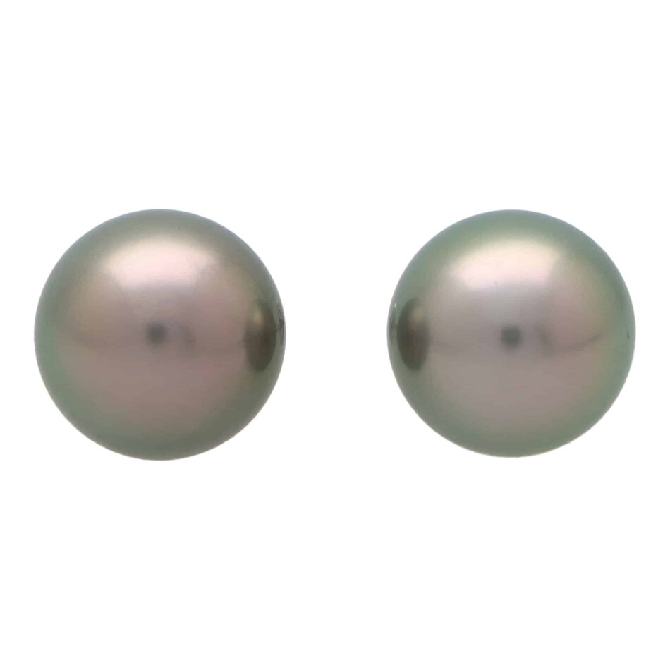 10-11-millimetre Tahitian Pearl Stud Earrings