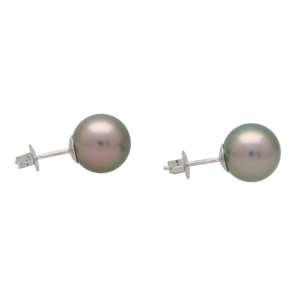 10-11-millimetre Tahitian Pearl Stud Earrings