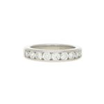 Vintage Tiffany & Co. Diamond Half Eternity Band