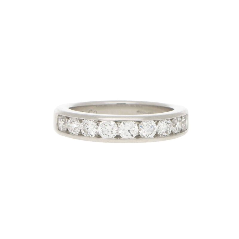 Vintage Tiffany & Co. Diamond Half Eternity Band