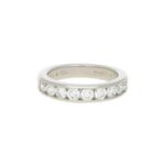 Vintage Tiffany & Co. Diamond Half Eternity Band