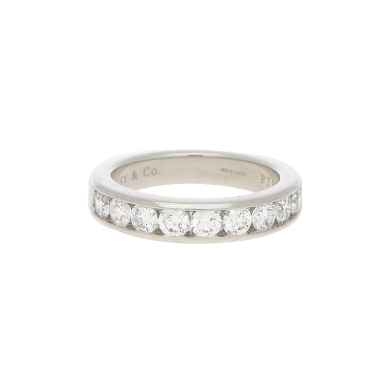 Vintage Tiffany & Co. Diamond Half Eternity Band