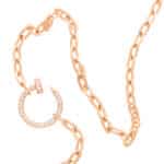 Vintage Cartier Diamond Juste Un Clou Necklace in Rose Gold