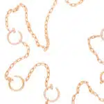 Vintage Cartier Diamond Juste Un Clou Necklace in Rose Gold