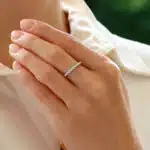 Contemporary Twisted Platinum Band
