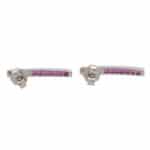 Art Deco Inspired Pink Sapphire Earrings