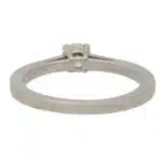 Contemporary Round Cut Yellow Diamond Ring