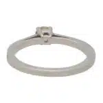 Contemporary Round Cut Cognac Diamond Ring