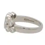 Contemporary Diamond Bubble Ring