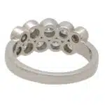 Contemporary Diamond Bubble Ring