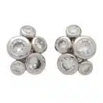 Diamond Bubble Cluster Earrings