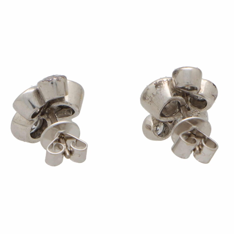 Diamond Bubble Cluster Earrings