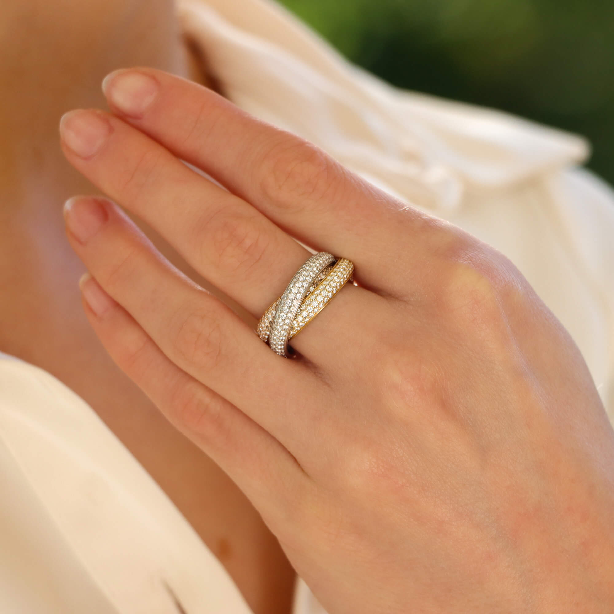 Trinity engagement ring on sale cartier
