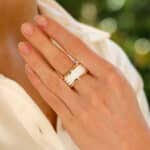Vintage Bvlgari B.Zero1 White Ceramic Ring