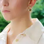 Vintage Retro Double Heart Earrings