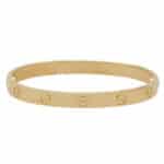 Vintage Cartier Yellow Gold Love Bangle, Size 19