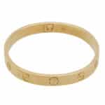 Vintage Cartier Yellow Gold Love Bangle, Size 19