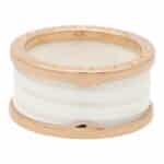 Vintage Bvlgari B.Zero1 White Ceramic Ring