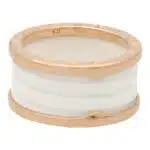 Vintage Bvlgari B.Zero1 White Ceramic Ring