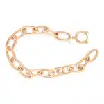 Vintage C De Cartier Diamond Open Link Bracelet
