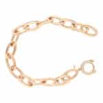 Vintage C De Cartier Diamond Open Link Bracelet