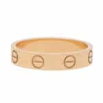 Vintage Cartier Mini Love ring in 18K Rose Gold
