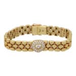 Vintage Chopard 'Happy Diamonds' Chunky Link Bracelet