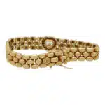 Vintage Chopard 'Happy Diamonds' Chunky Link Bracelet