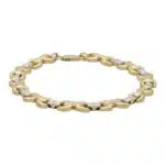 Vintage Retro Inspired Diamond Link Bracelet