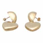 Vintage Retro Heart Drop Earrings